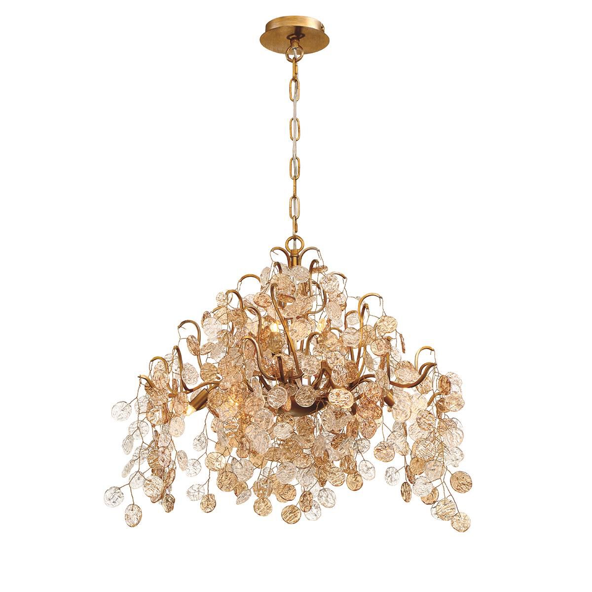 Campobasso 33 Inch 11 Light Chandelier by Eurofase Lighting